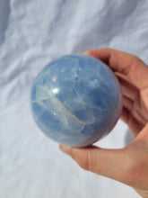 Load image into Gallery viewer, Blue Calcite Sphere
