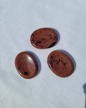 Load image into Gallery viewer, Mahogany Obsidian Worry Stone
