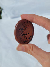 Load image into Gallery viewer, Mahogany Obsidian Worry Stone
