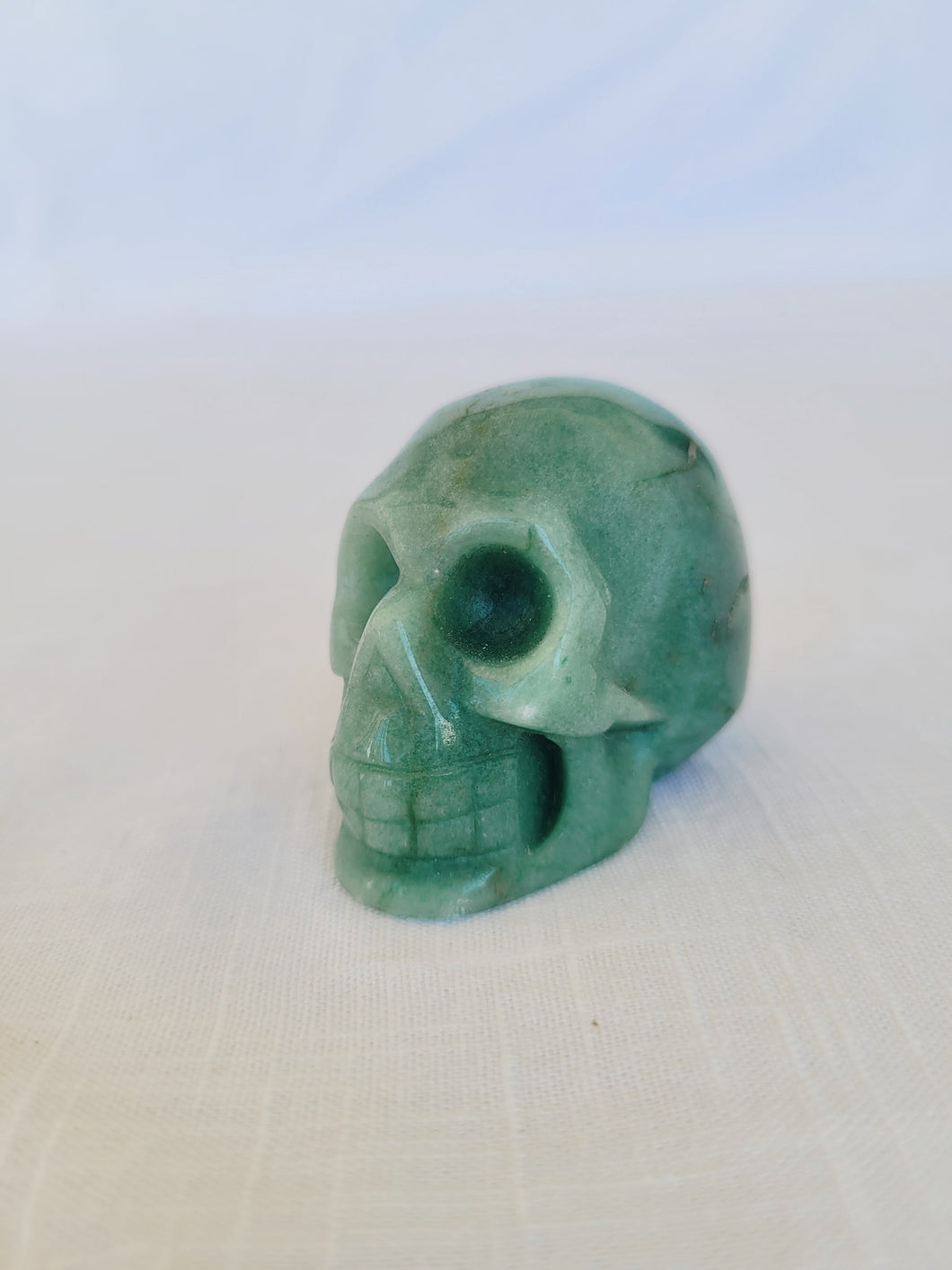 Green Aventurine Skull - Small