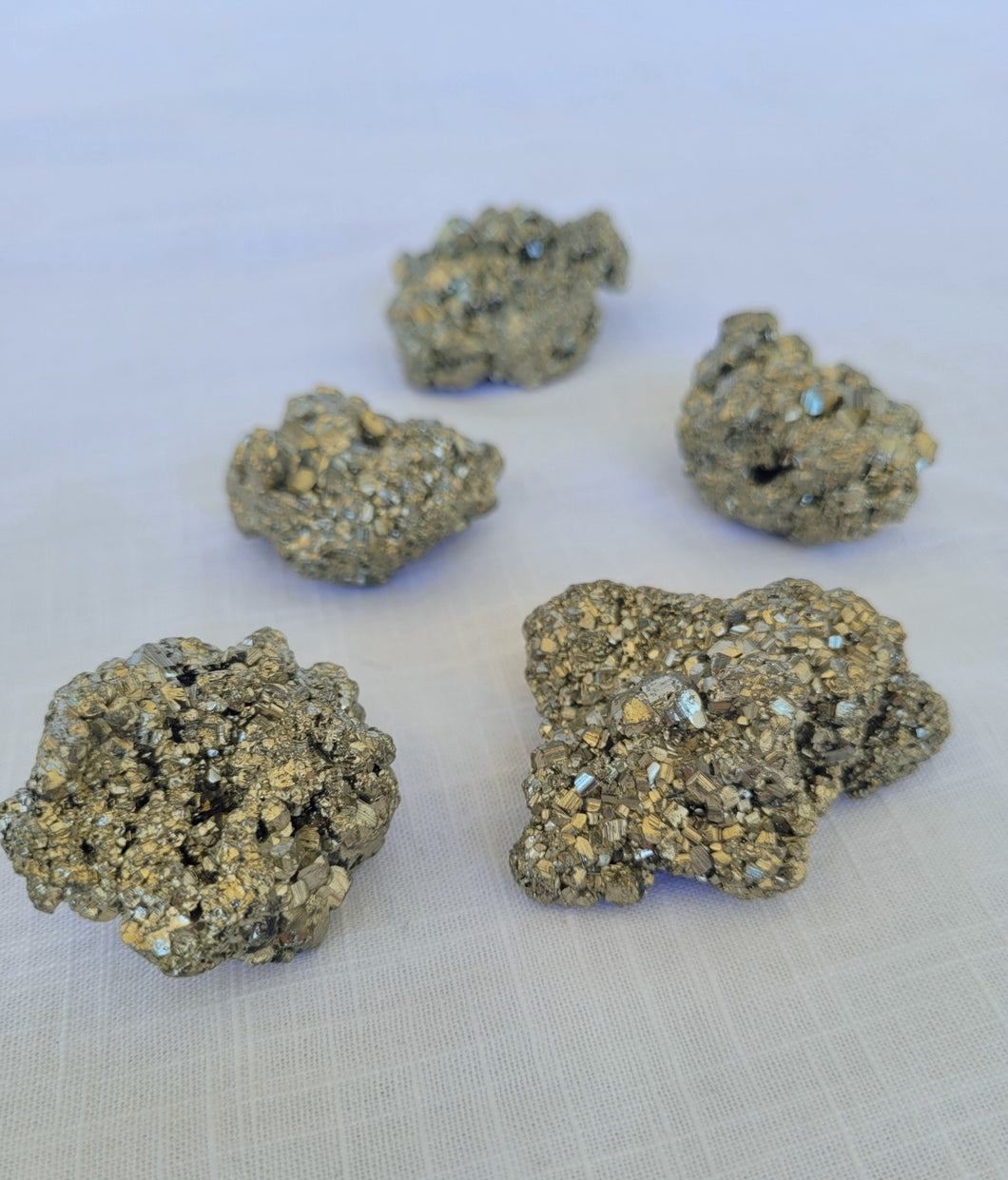 Raw Pyrite Clusters - Large