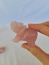 Load image into Gallery viewer, Rose Quartz Elephant - Small
