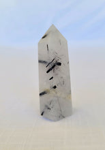 Load image into Gallery viewer, Black Tourmaline in Quartz Point
