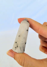 Load image into Gallery viewer, Black Tourmaline in Quartz Point
