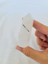 Load image into Gallery viewer, Black Tourmaline in Quartz Point
