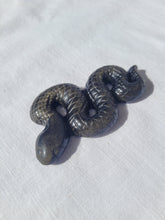 Load image into Gallery viewer, Golden Sheen Obsidian Snake
