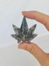 Load image into Gallery viewer, Moss Agate Leaf
